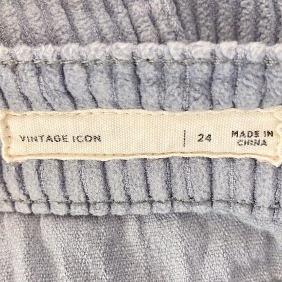 🔥 3/$15 🔥PacSun Vintage Icon Straight Corduroy Pants 90s Mom Jeans School 24 - Picture 5 of 7